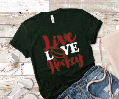 Live Love Hockey Tee Shirt
