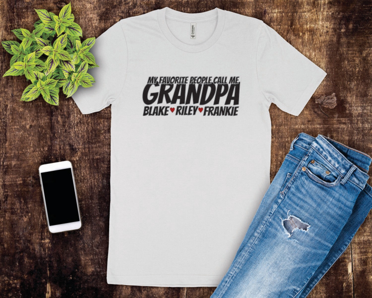 My Favorite People Call Me Grandma/Grandpa/Nana/Papa/Other Tee Shirt