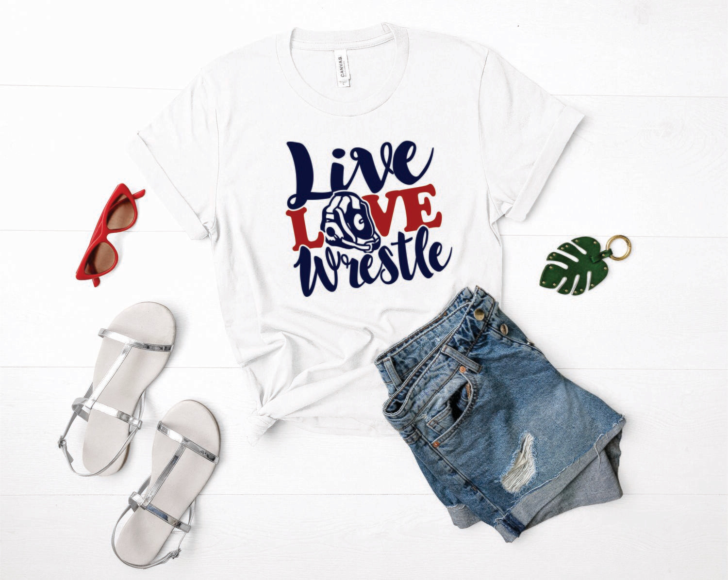 Live Love Wrestle Tee Shirt