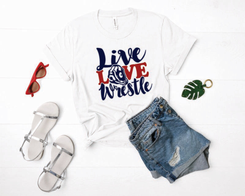 Live Love Wrestle Tee Shirt