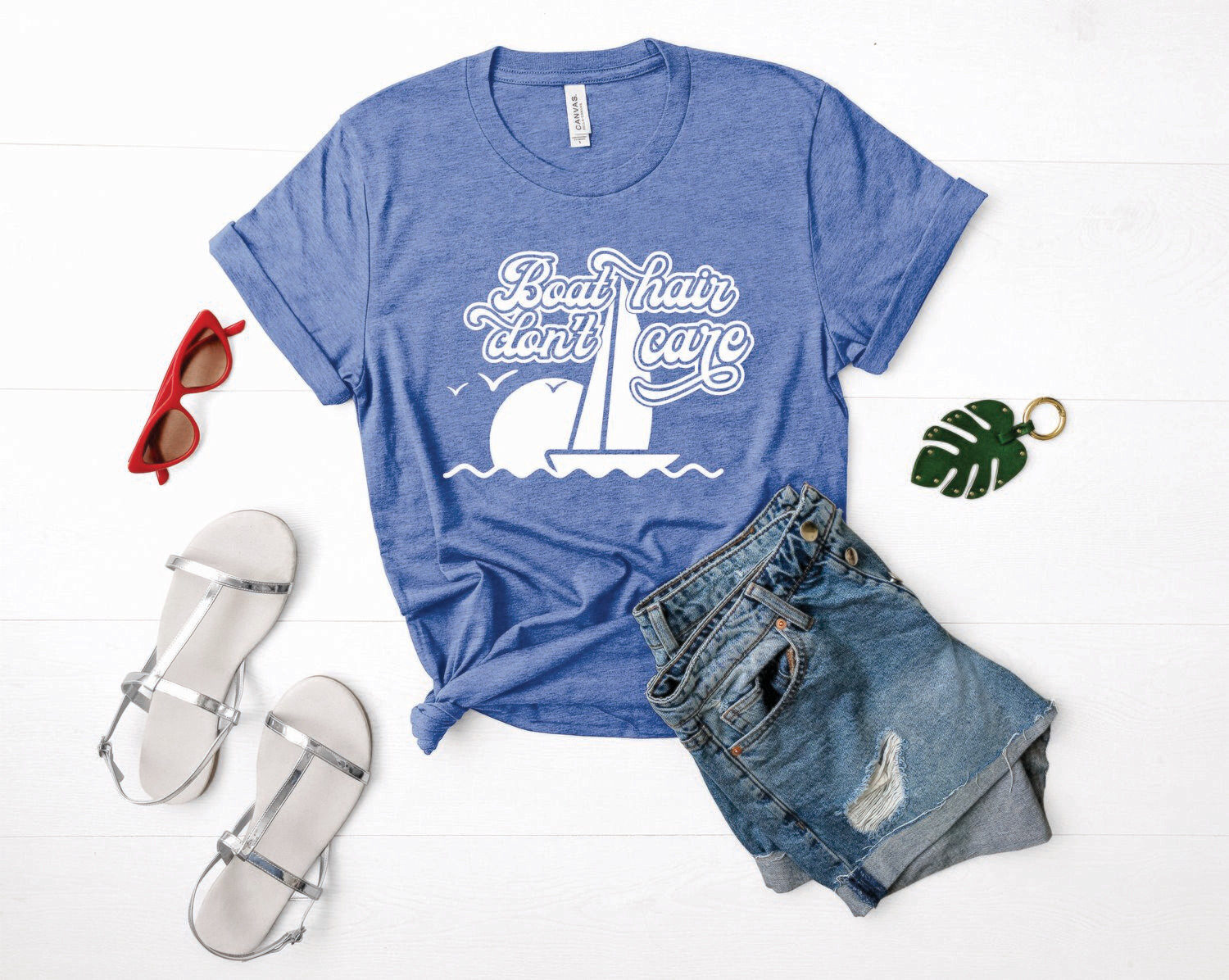 Boat Hair, Don't Care Tee Shirt