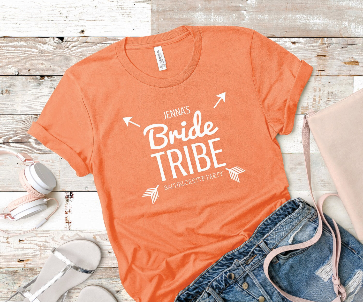 Custom Bride Tribe Tee Shirt