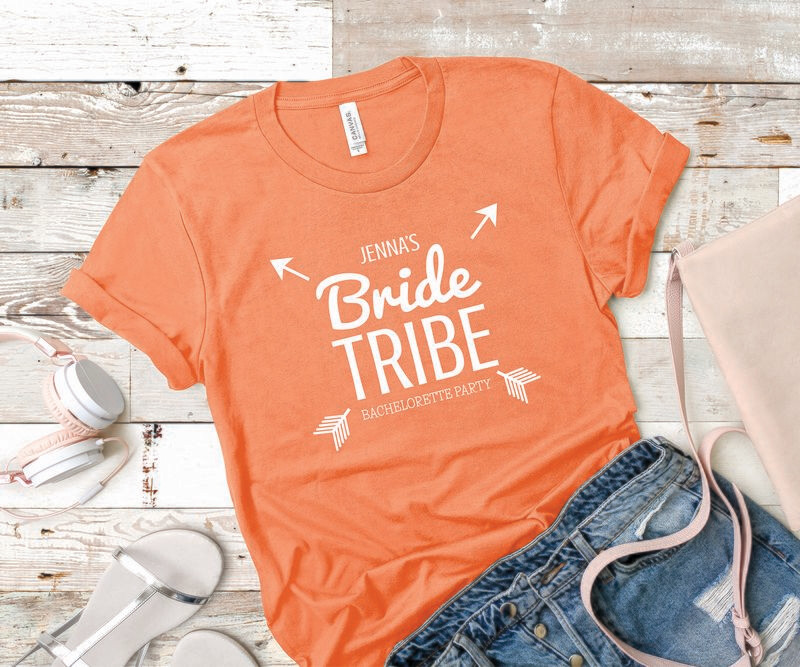 Custom Bride Tribe Tee Shirt