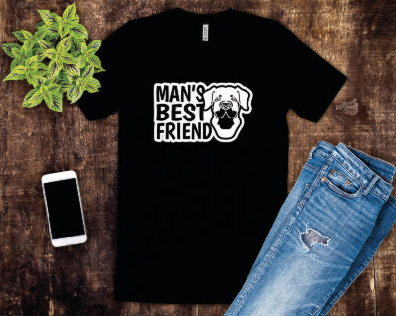 Custom Man's Best Friend Tee Shirt