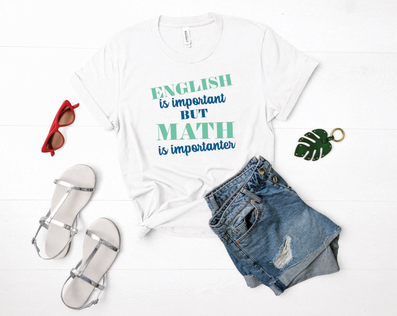 English Is Important But Math Is Importanter Tee Shirt