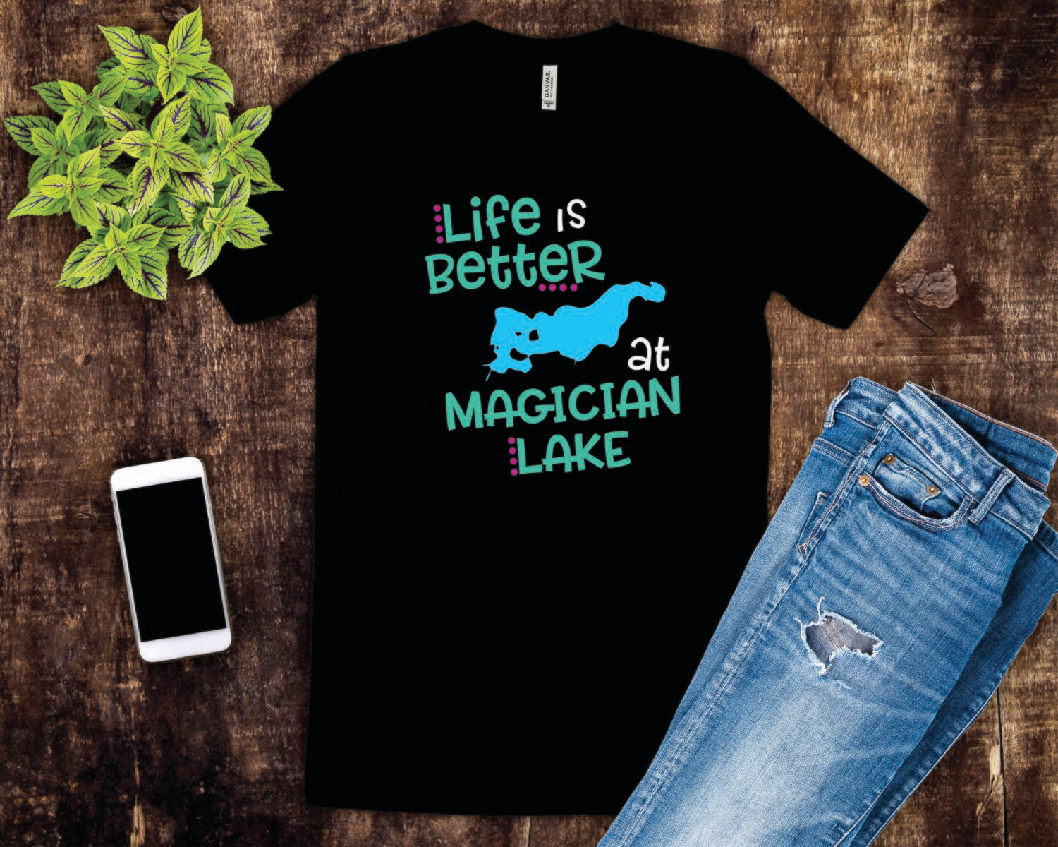 Life is Better at ________ Lake Custom Tee Shirt