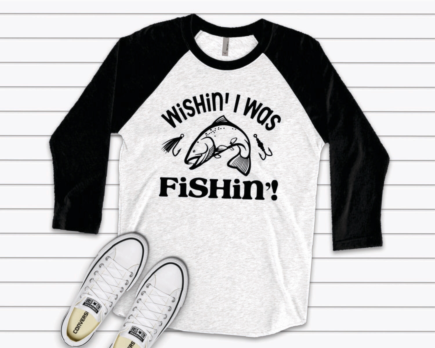 Wishin' I Was Fishin' Tee Shirt