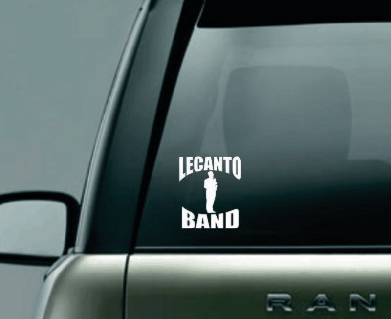 Custom Band Saxophone Window Decal