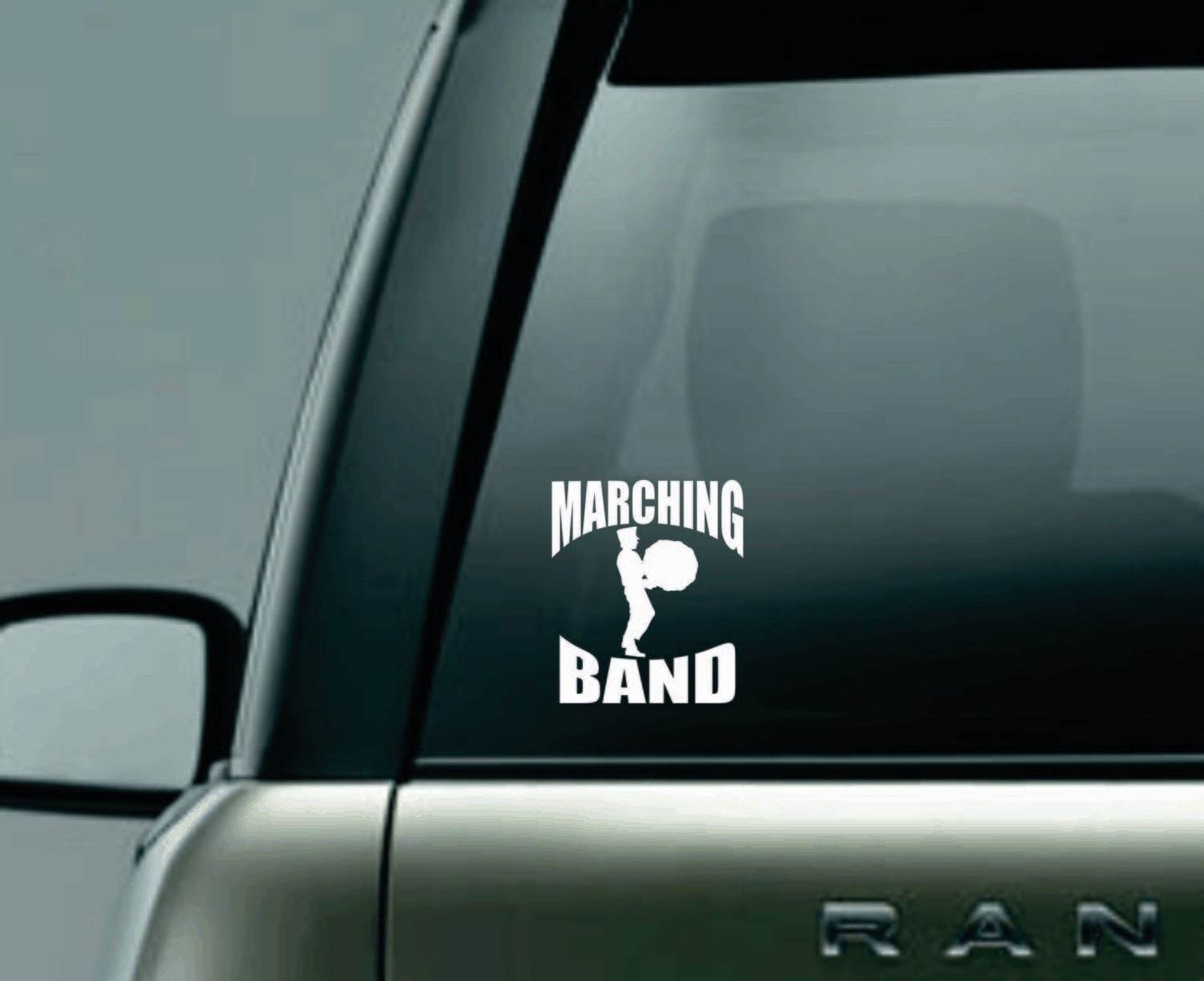 Custom Band Drum Window Decal