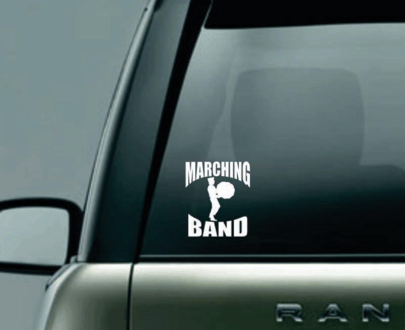 Custom Band Drum Window Decal