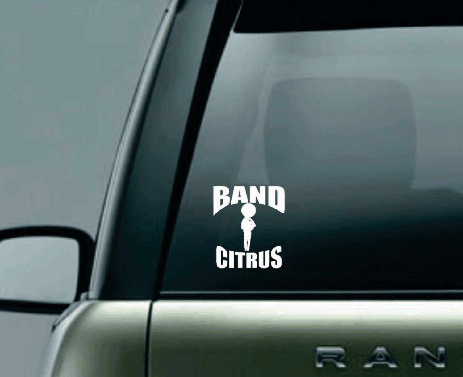 Custom Band Tuba Window Decal