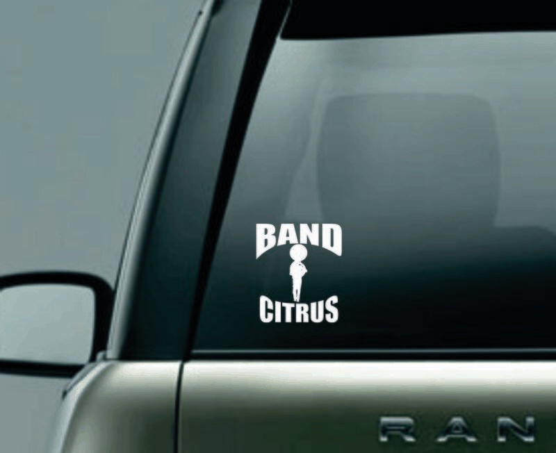 Custom Band Tuba Window Decal