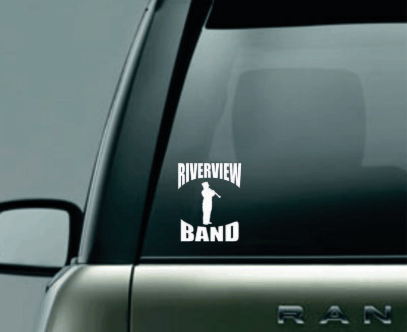 Custom Band Clarinet Window Decal