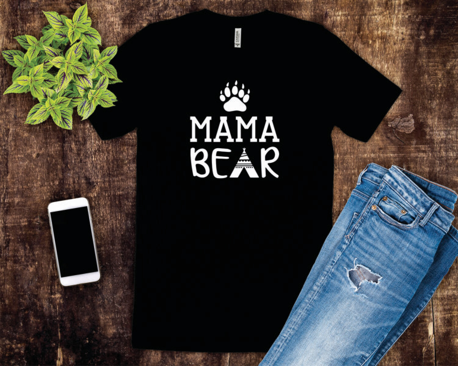 Mama Bear, Papa Bear or Baby Bear Tee Shirt or Onesie