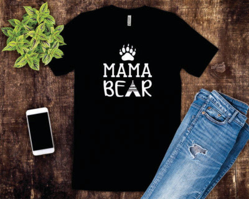 Mama Bear, Papa Bear or Baby Bear Tee Shirt or Onesie