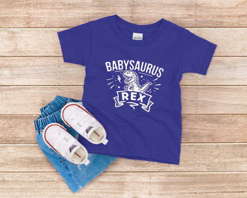 Mommysaurus, Daddysaurus, or Babysaurus Rex Tee Shirt or Onesie