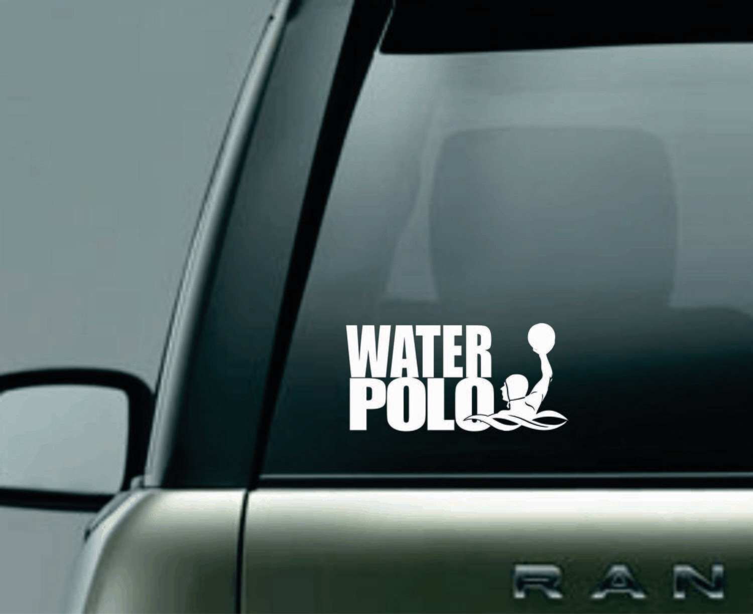 Water Polo Window Decal