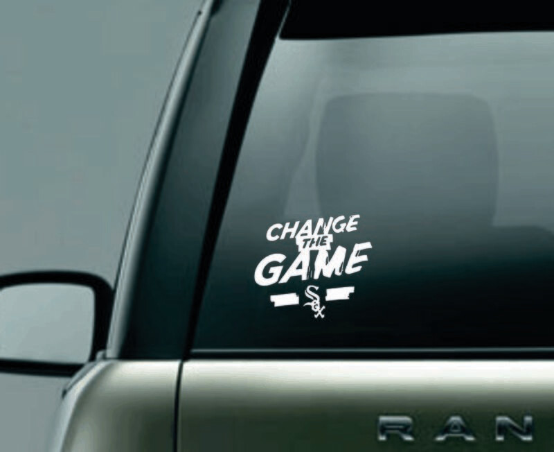 Change the Game Sox Window Decal