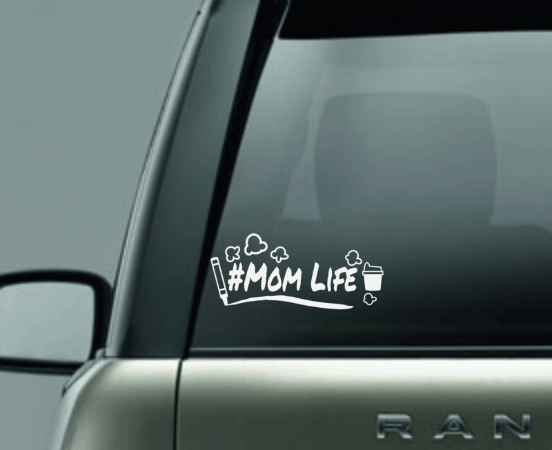 Mom Life Window Decal