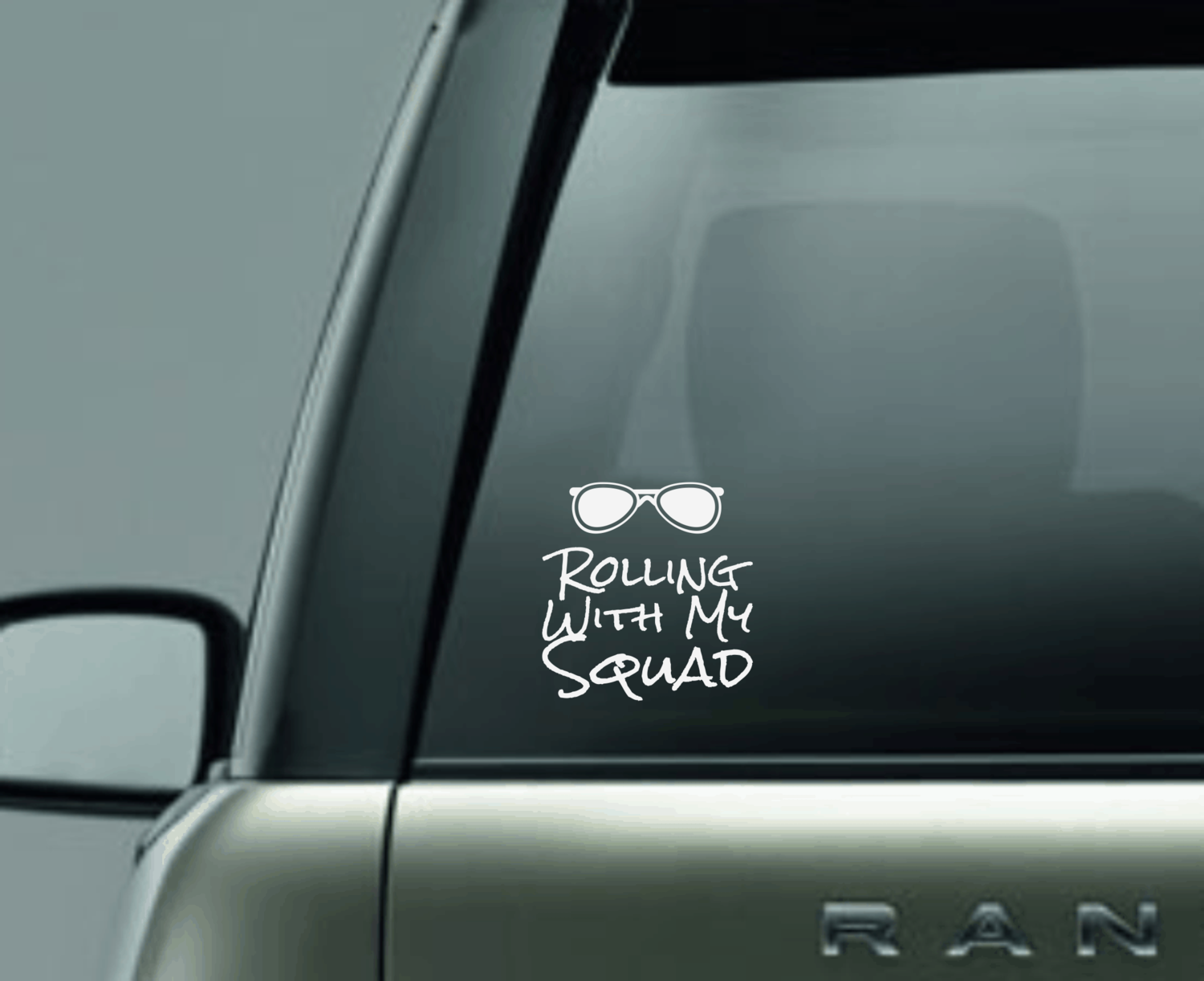 Rolling With My Squad Window Decal Rolling With My Squad Window Decal
