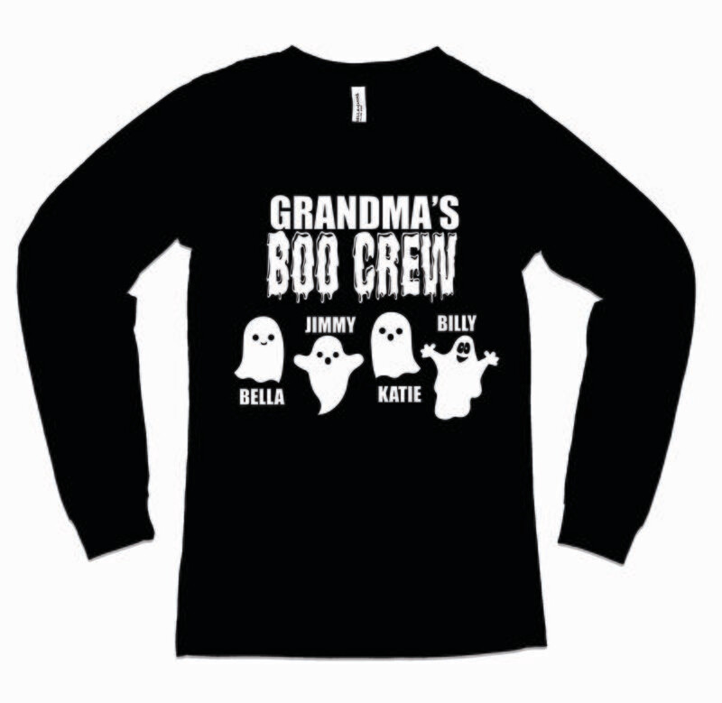 Custom Grandparent's Boo Crew Custom Tee Shirt