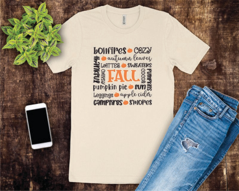 Fall Sentiment Tee Shirt