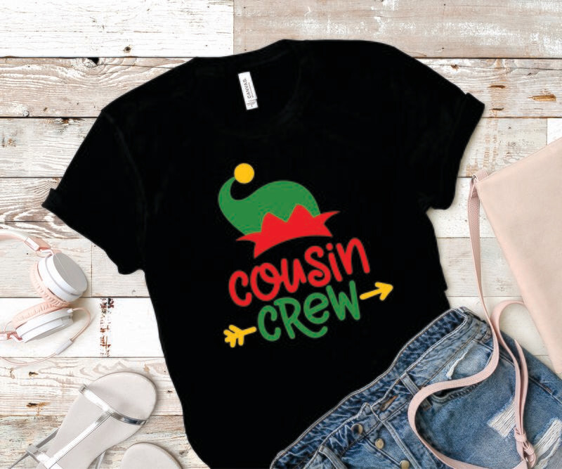 Cousin Crew Adult or Child Tee Shirt or Infant Onesie
