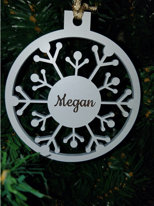 Custom Snowflake Ornament