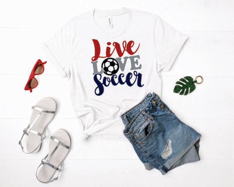 Live Love Soccer Tee Shirt