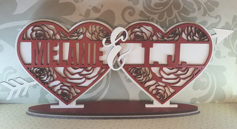 Custom Valentine's Heart Stand