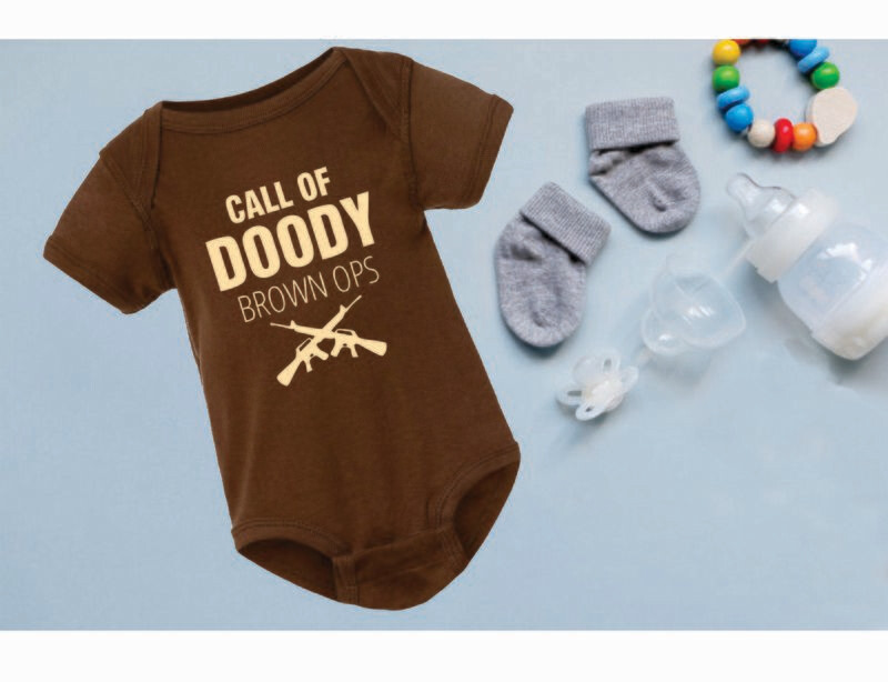 Call of Doody Brown Ops Onesie