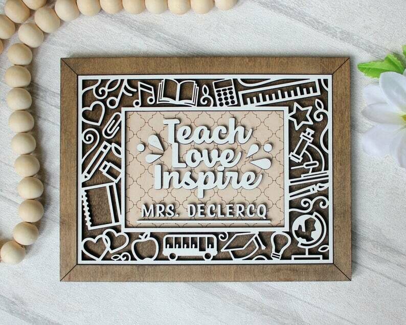 Personalized Teacher Frame