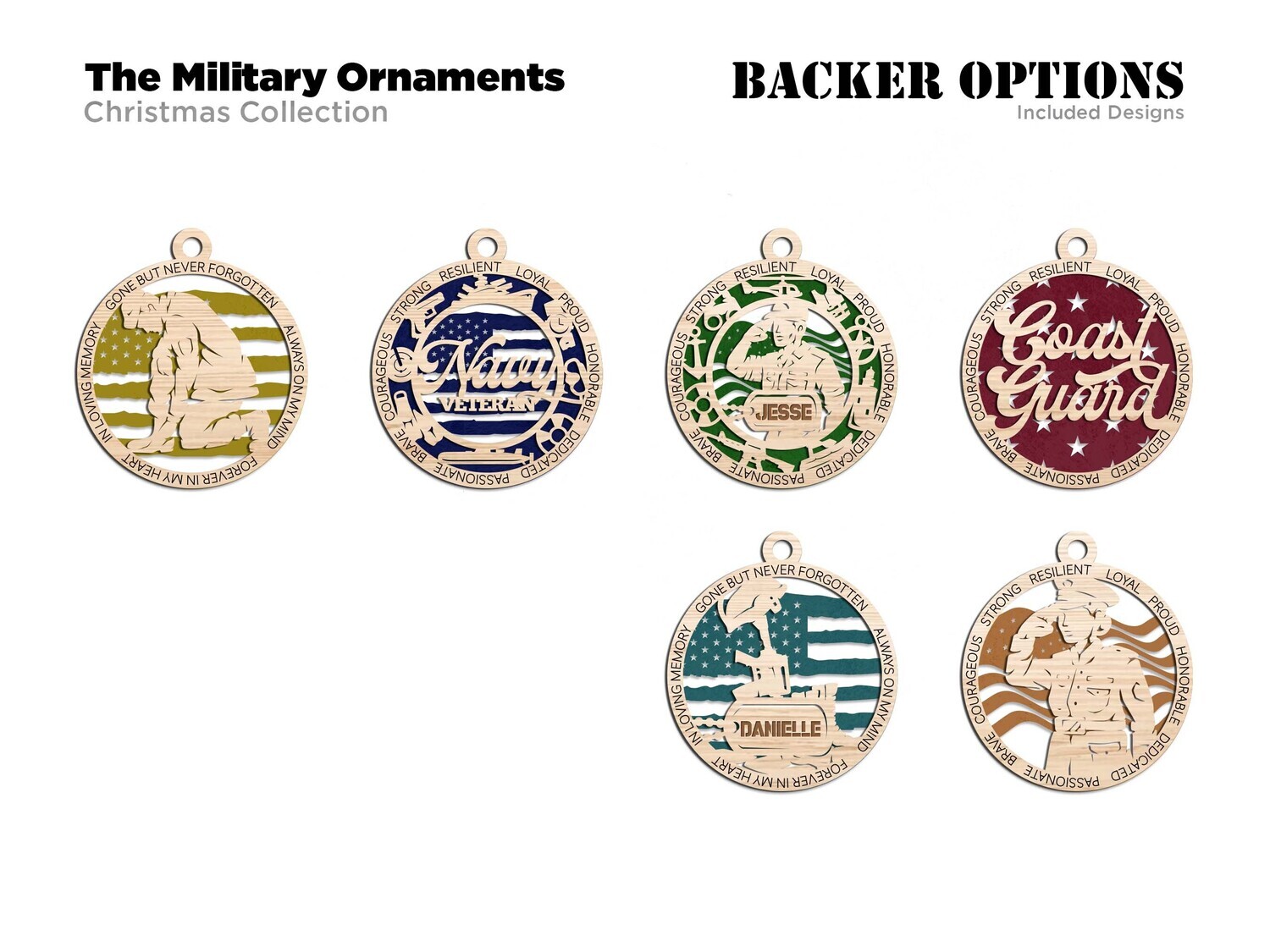 Custom Military Ornaments Custom Military Ornaments