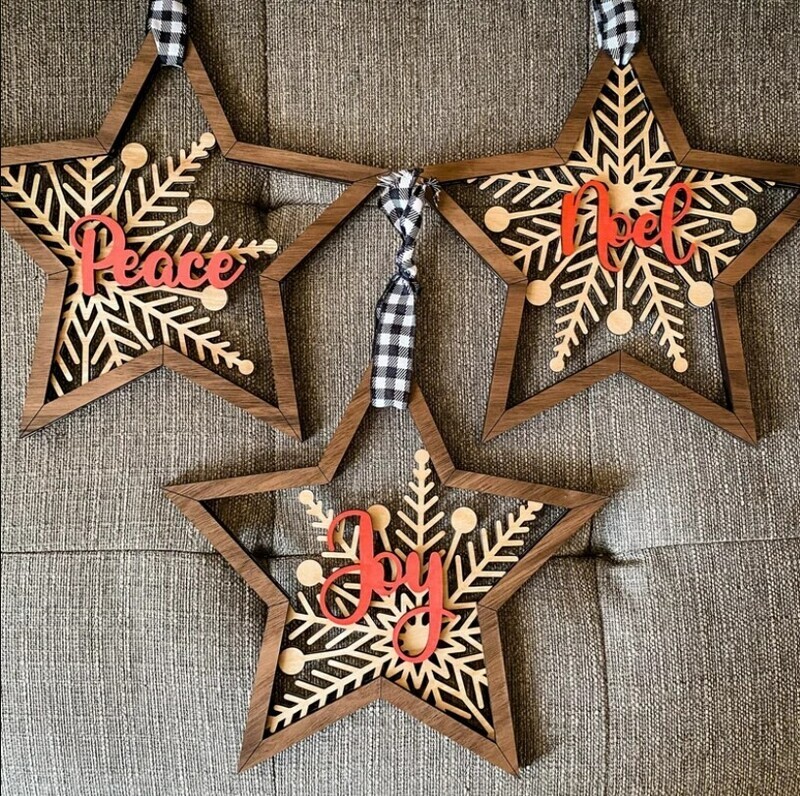 Star Snowflake Ornament