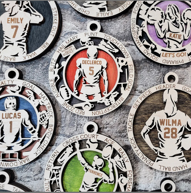 Custom Sports Ornaments