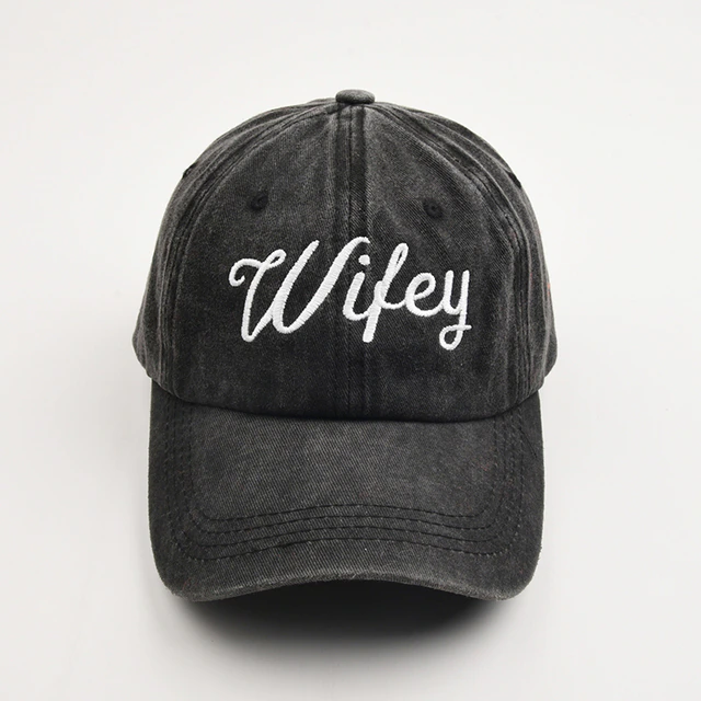 Hubby or Wifey Embroidered Cap Hubby or Wifey Embroidered Cap, Type: Wifey