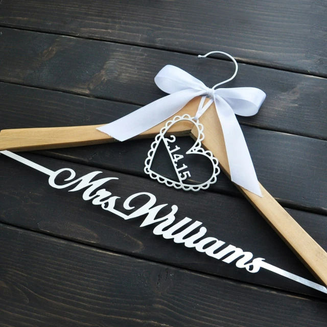 Personalized Bride's Hanger Personalized Bride's Hanger