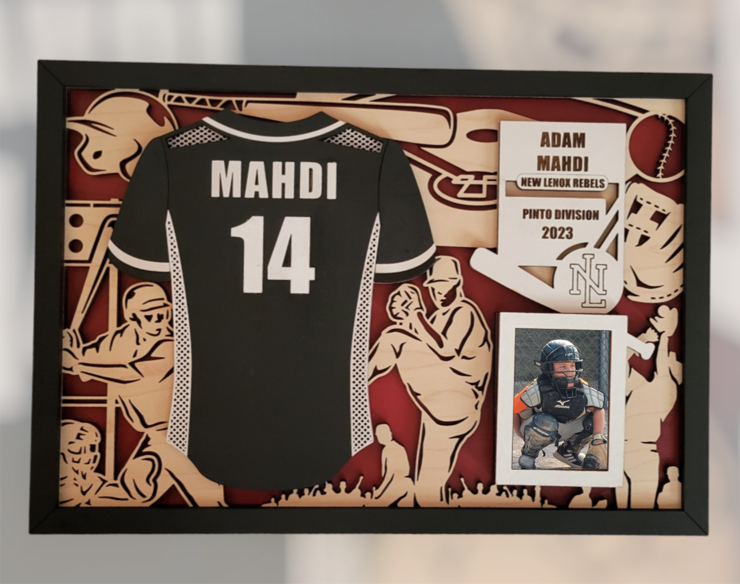 Custom Baseball Jersey Keepsake