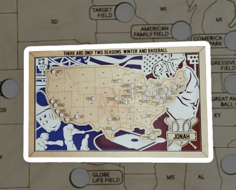 Major League Baseball Stadium Map