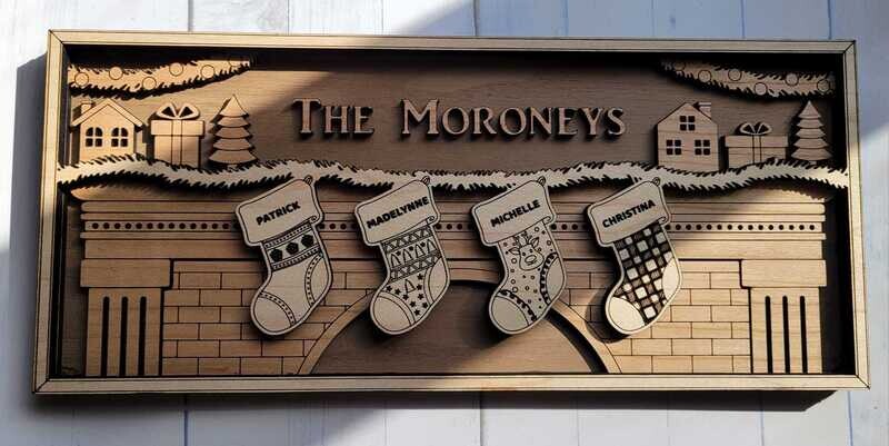 Family Stocking Decor