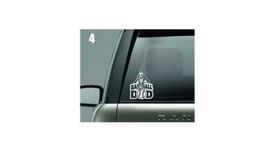 Baseball Dad Window Decal Baseball Dad Window Decal