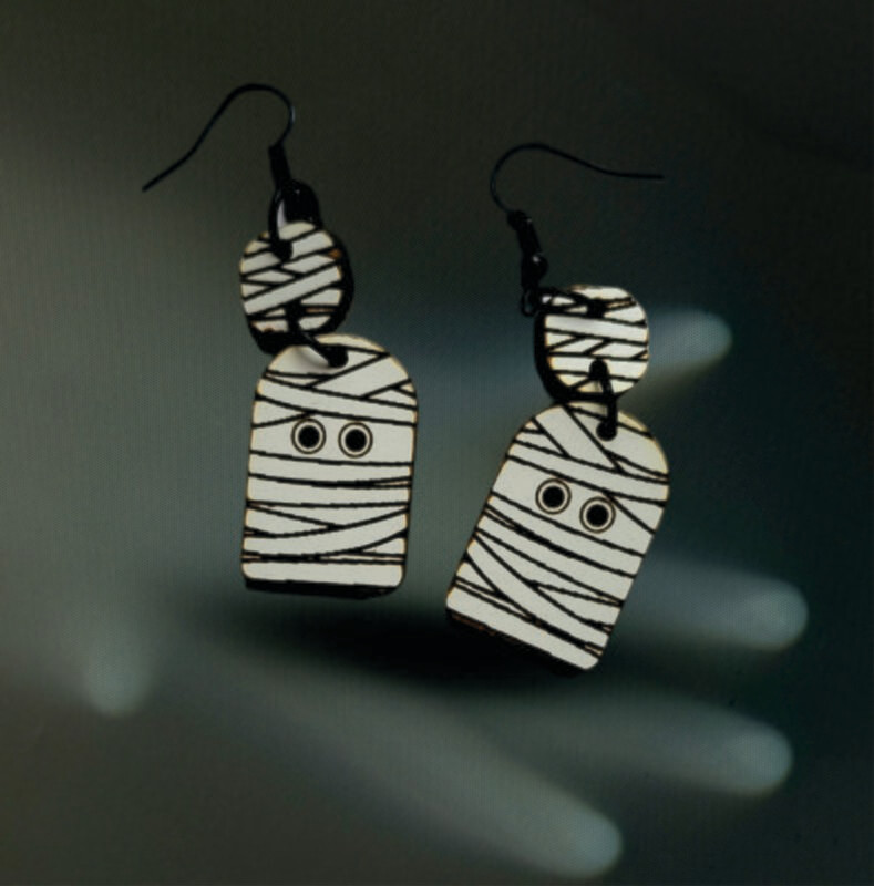 Mummy Earrings