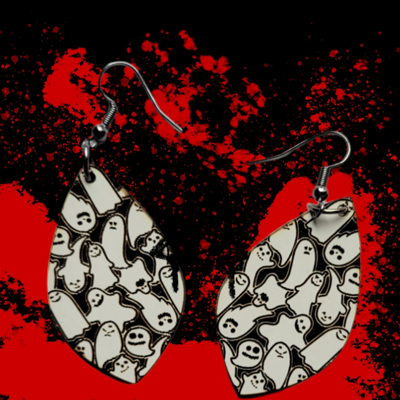 Flying Ghost Earrings