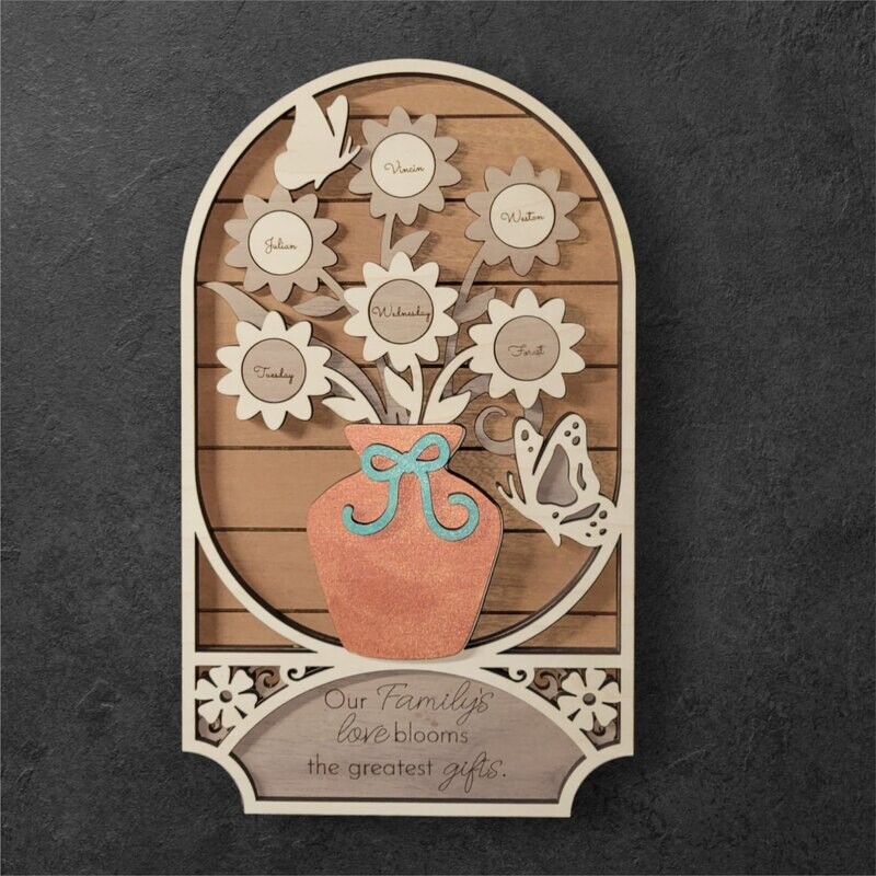 Mother's Day Floral Bouquet Frame