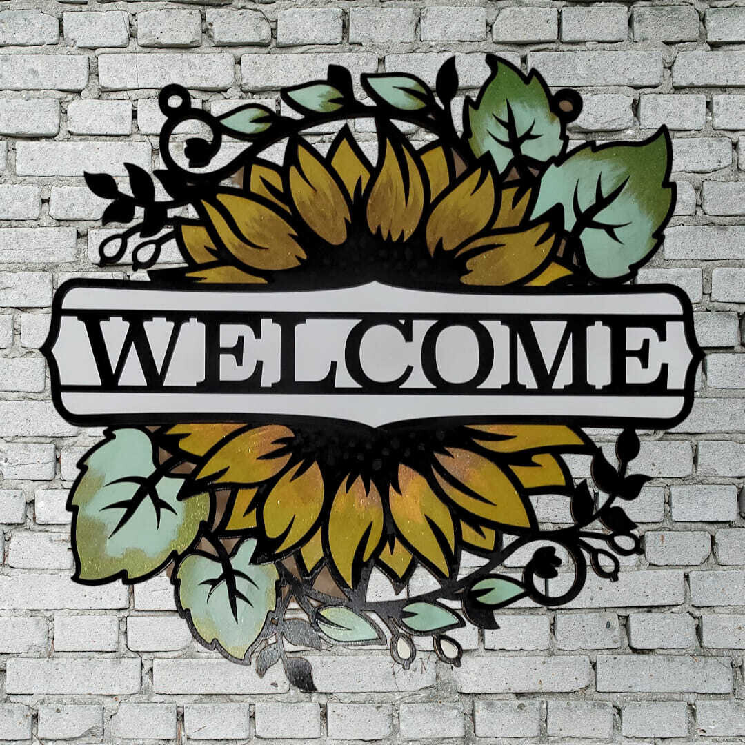 Sunflower Welcome Decor