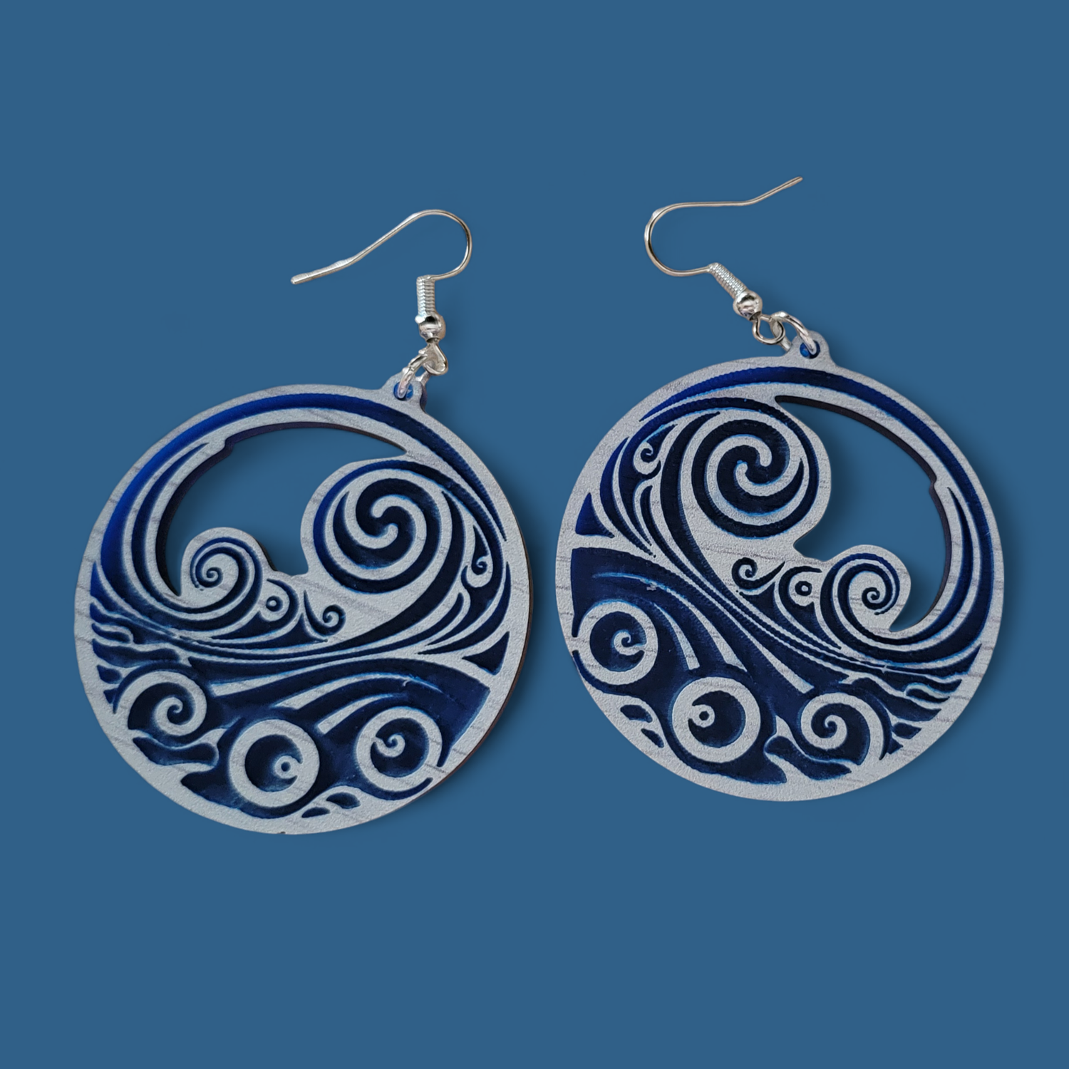 Blue Wave Earrings