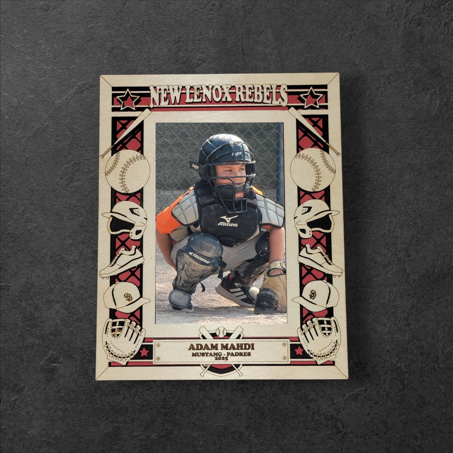 Baseball Keepsake Photo Frame