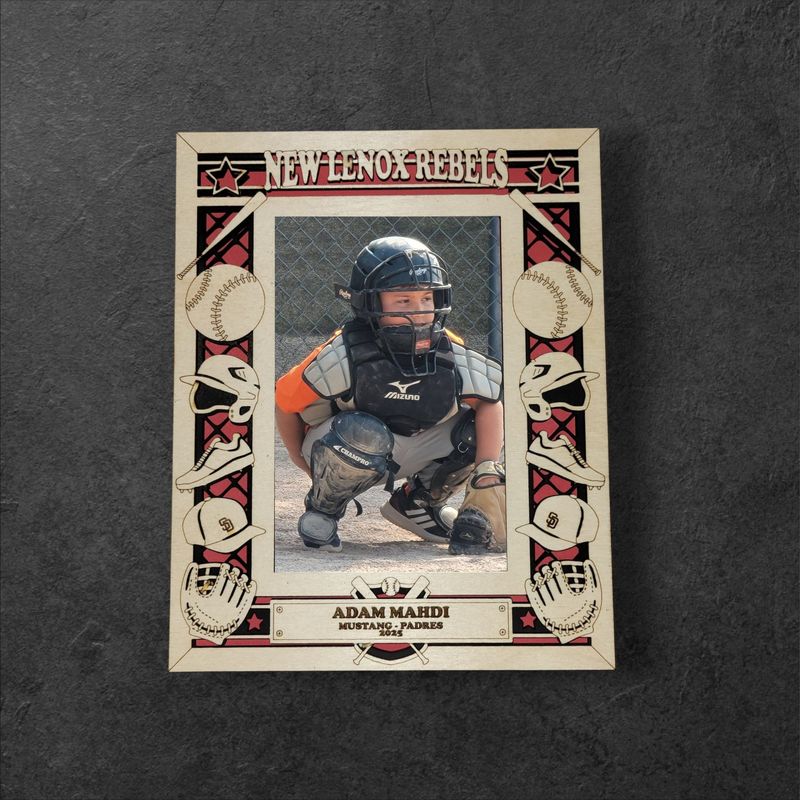 Baseball Keepsake Photo Frame