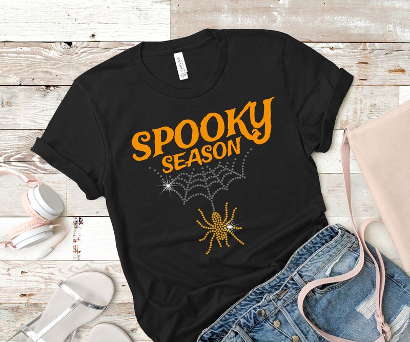 Spooky Season Rhinestone Tee