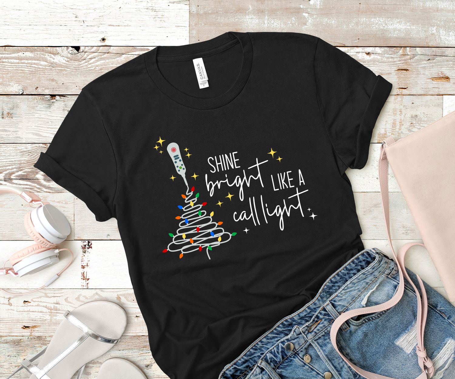 Shine Bright Like a Call Light Tee
